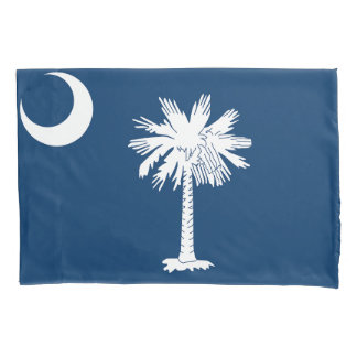 South Carolina State Vlag Print Patriot Kussensloop