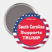 South Carolina steunt TRUMP Patriotic magnet (Voorkant / Achterkant)