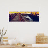 South Carolina Sunset 36x12 Poster (Keuken)