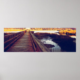 South Carolina Sunset 36x12 Poster