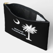 South Carolina tas, mode zwart, S Carolina flag Etui (Open)