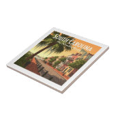  South Carolina Tegeltje (Zijkant)