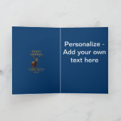 South Carolina Territory Animal, het witstaarthert Feestdagen Kaart (Binnen)