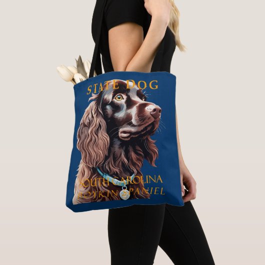 South Carolina Territory Canine De Boykin Spaniel Tote Bag (Dichtbij)
