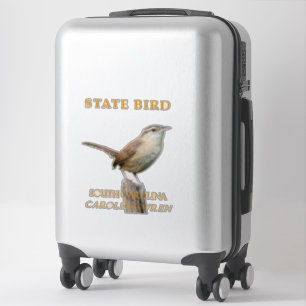 South Carolina Territory Vogel De Thryothorus Wren Sticker