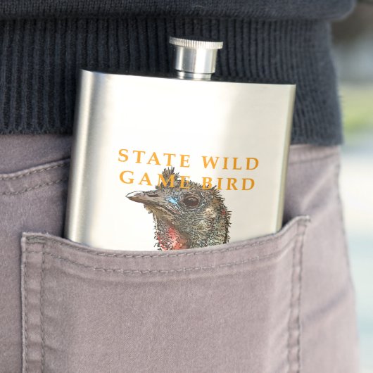 South Carolina Territory Wild Game Vogel De Turkij Flacon (Voorbeeld)