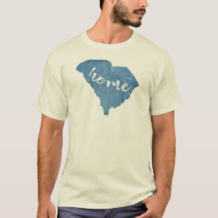 South Carolina Thuis Houtnerf T-shirt