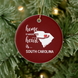 South Carolina thuis is het hart van keramiek Keramisch Ornament