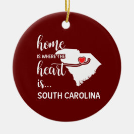 South Carolina thuis is het hart van keramiek Keramisch Ornament
