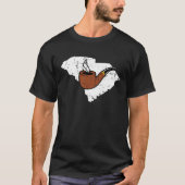South Carolina Tobacco Pipe Smoking Hobby Briar Pi T-shirt (Voorkant)