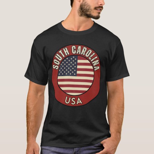 South Carolina United States of America T-shirt (Voorkant)