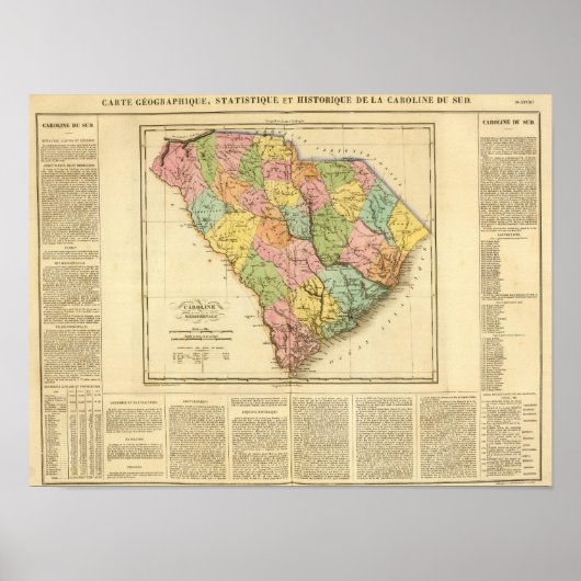 South Carolina US Poster (Voorkant)