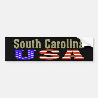 South Carolina USA. Bumpersticker