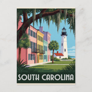 South Carolina USA Laagland Kust Reis 🌴 Briefkaart