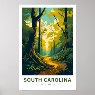 South Carolina Verenigde Staten Reisprint Poster