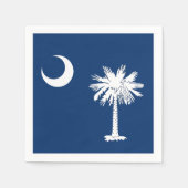 South Carolina Vlag Cocktail servetten (Voorkant)