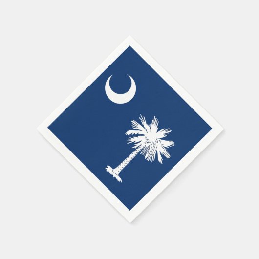 South Carolina Vlag Cocktail servetten (Hoek)