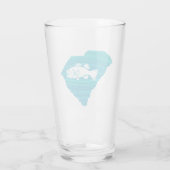 South Carolina Wave Vist Glas (Achterkant)