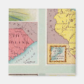 South Carolina, Wisconsin, Maine, Michigan Magneet (Voorkant)