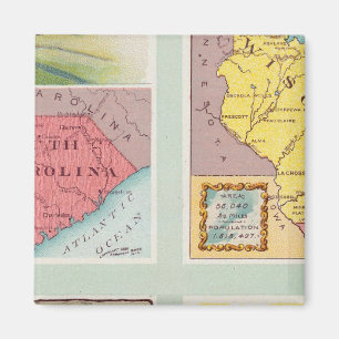 South Carolina, Wisconsin, Maine, Michigan Magneet