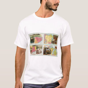 South Carolina, Wisconsin, Maine, Michigan T-shirt