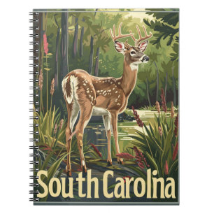 South Carolina witstaarthert Notitieboek