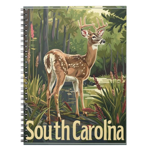 South Carolina witstaarthert Notitieboek (Voorkant)