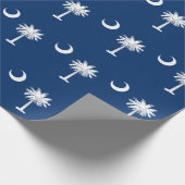 South Carolina's Maan & Palmboom Cadeaupapier (Hoek)