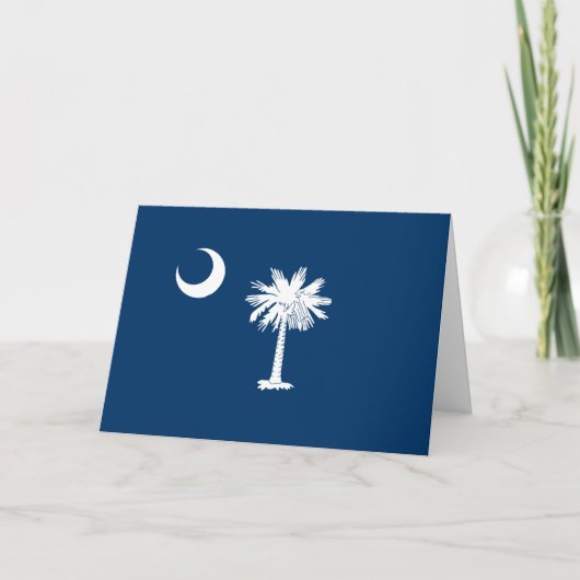 South Carolinian Flag, Flag of South Carolina Kaart (Voorkant)