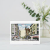 South Center Street Uitzicht van Hotel Mohawk Briefkaart (Staand voorkant)