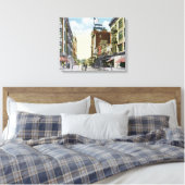 South Center Street Uitzicht van Hotel Mohawk Canvas Afdruk (Insitu (Slaapkamer))