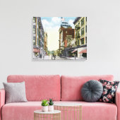 South Center Street Uitzicht van Hotel Mohawk Canvas Afdruk (Insitu (Woonkamer))