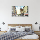 South Center Street Uitzicht van Hotel Mohawk Canvas Afdruk (Insitu (Slaapkamer))