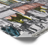 South Center Street Uitzicht van Hotel Mohawk Poster (Hoek)