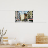 South Center Street Uitzicht van Hotel Mohawk Poster (Keuken)