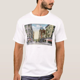 South Center Street Uitzicht van Hotel Mohawk T-shirt