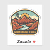 South Chicago Heights, Illinois Sticker (Vel)