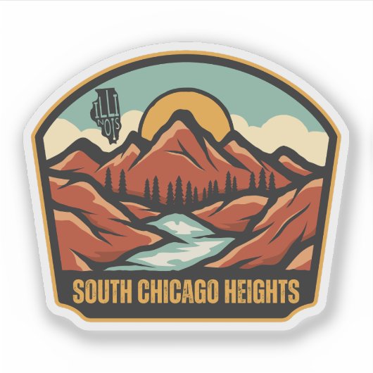 South Chicago Heights, Illinois Sticker (Voorkant)