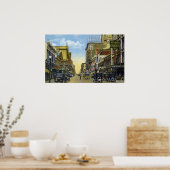 South Clinton Ave. naar Main St. 1924 Poster (Keuken)