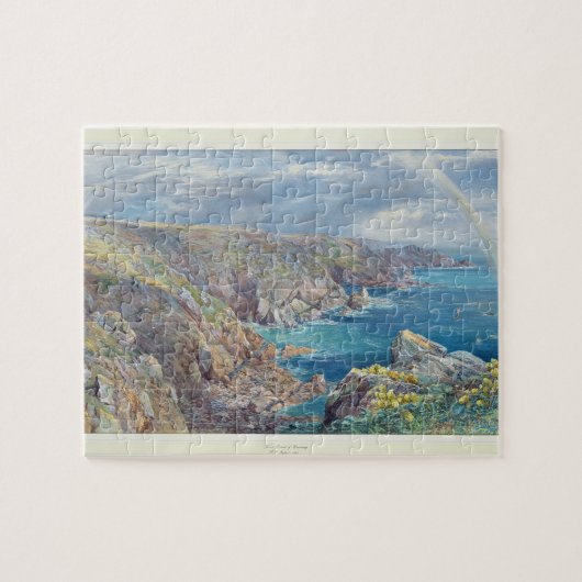 South Coast of Guernsey from the Cribiere, 1862 (w Legpuzzel (Horizontaal)