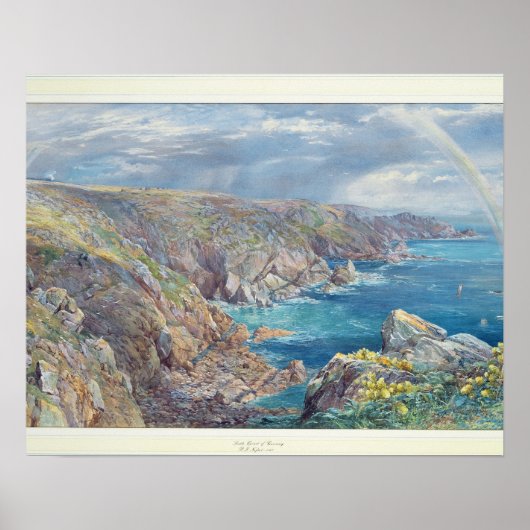 South Coast of Guernsey from the Cribiere, 1862 (w Poster (Voorkant)
