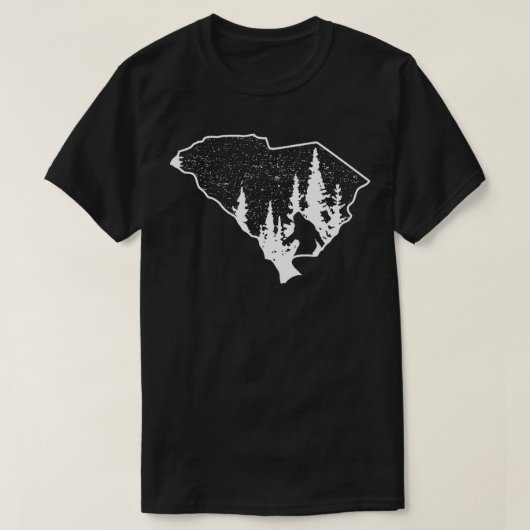 South Colina Silhouette State Pride Gift T-shirt (Design voorkant)