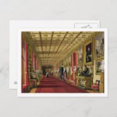 South Corridor, Windsor Castle, 1838 (chromolitho) Briefkaart (Voorkant / Achterkant)