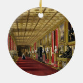South Corridor, Windsor Castle, 1838 (chromolitho) Keramisch Ornament (Achterkant)