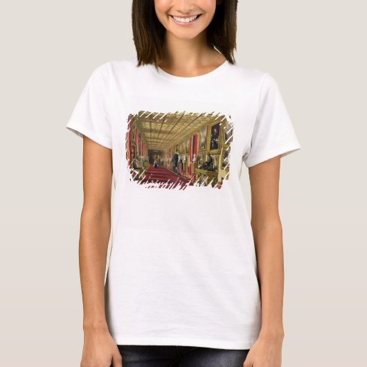 South Corridor, Windsor Castle, 1838 (chromolitho) T-shirt (Voorkant)