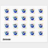 South County Logo Ronde Sticker (Vel)