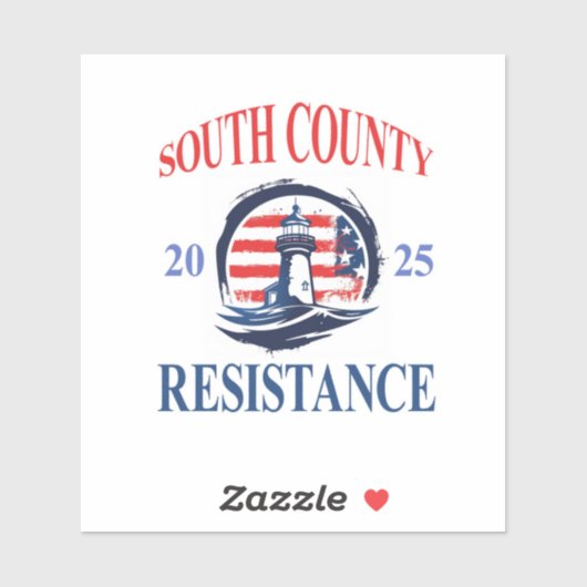 South County Resistance sticker (Vel)