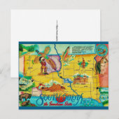 South Dakota-ansichtkaart Briefkaart (Voorkant / Achterkant)