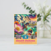 South Dakota Avontuur Historische Landschappen Briefkaart (Staand voorkant)