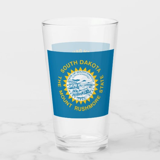 SOUTH DAKOTA BIERGLAS GLAS (Achterkant)